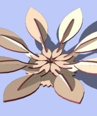 Flower shaped vase
