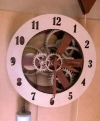 Gear wall clock