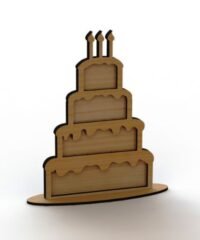 Heart Drop Box Guest Book Cake