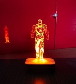 Iron Man Acrylic 3D LED Night Lamp Iron Man Acrylic 3D LED Night Lamp