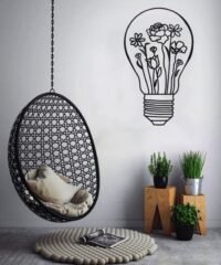 Light Bulb Wall Art Decal