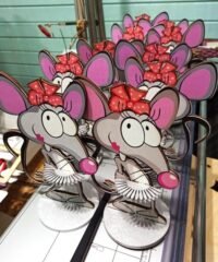 New year mouse napkin holder