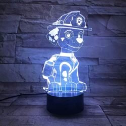 Paw Patrol 3D Acrylic LED Night Light Anime Toy Kids Gift Paw Patrol 3D Acrylic LED Night Light Anime Toy Kids Gift
