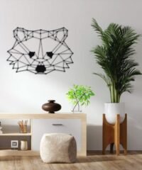 Polygon Raccoon Wall Art