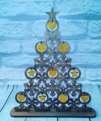 Snowflakes christmas tree