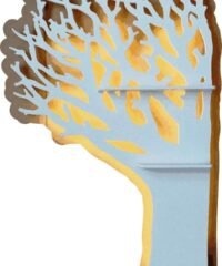 Tree-shaped shelves