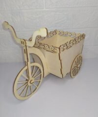 Wooden Bike Flower Stand