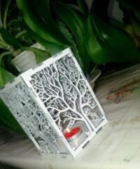 Wooden Tree Shadow Candle Lantern