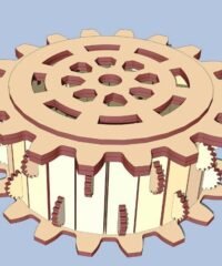 Wooden gear box