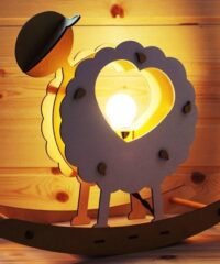 Seesaw sheep lamp