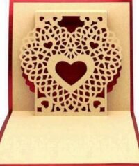 3D heart card