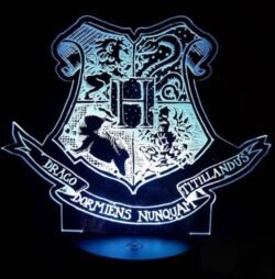 3D illusion led lamp Hogwarts school character 3D illusion led lamp Hogwarts school character