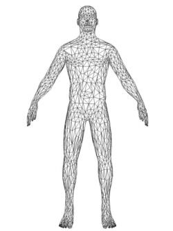 3D illusion led lamp man body 3D illusion led lamp man body
