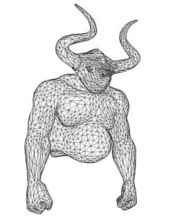 3D illusion led lamp orc 3D illusion led lamp orc