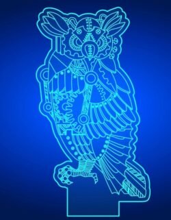 3D illusion led lamp owl 3D illusion led lamp owl