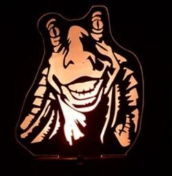 3D illusion led lampStar war character 3D illusion led lampStar war character