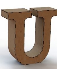 3d letter U