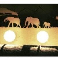 Africa lamp