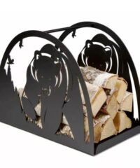 Bear fireplace