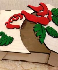Box with a rose