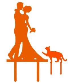 Couple and cat topper Couple and cat topper