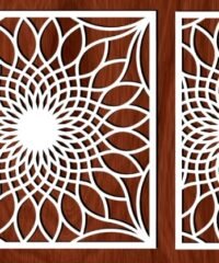 Decorative motifs sunflower