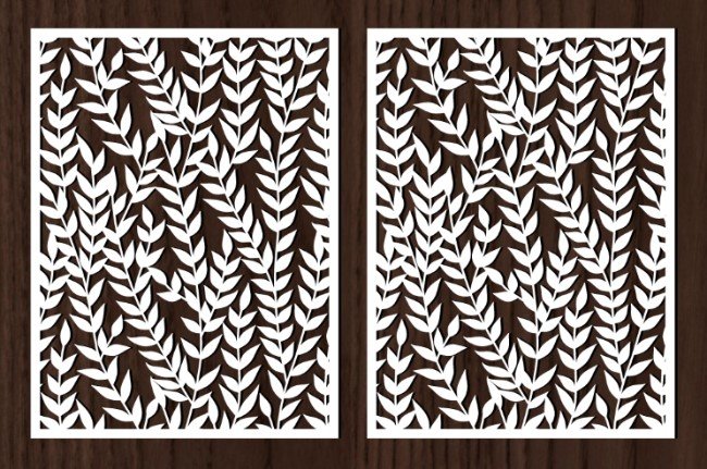 Design pattern panel screen
