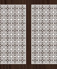 Design pattern screen panel