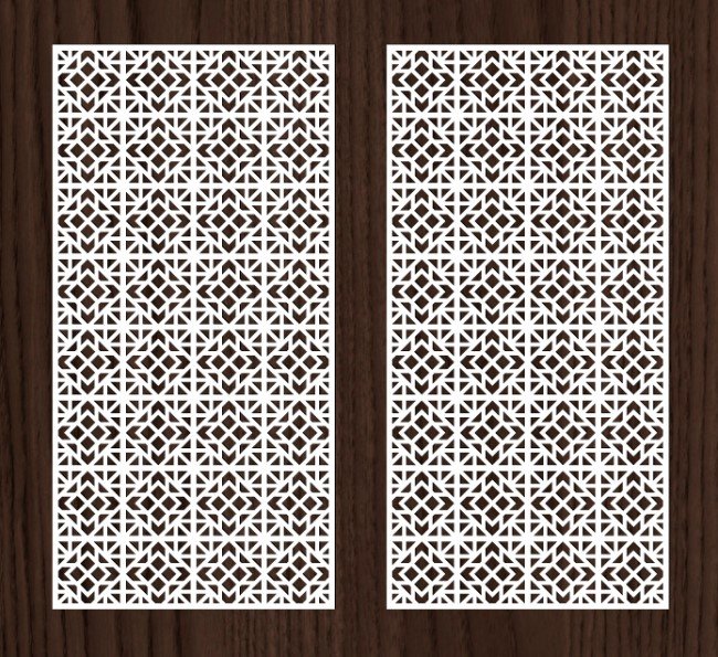 Design pattern screen panel