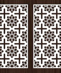 Design pattern screen panel