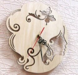 Girl clock Girl clock