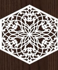 Hexagonal decorative pattern Hexagonal decorative pattern