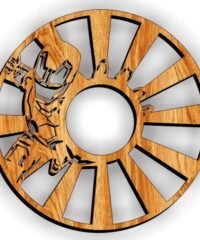 Iron man wall clock