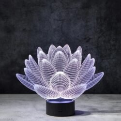 Lotus 3D Illusion Lamp Lotus 3D Illusion Lamp