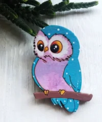 Owl on the tree branch