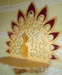 Peacock shelf