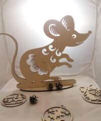 Rat Mouse on Stand
