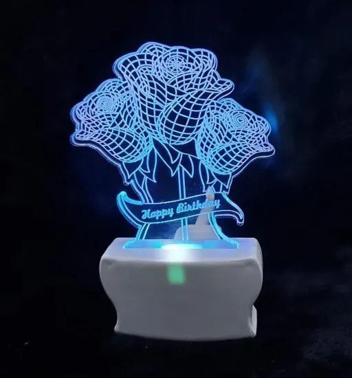 Roses 3D LED Night Light