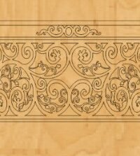 Sample railing