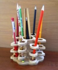 Unique pencil holder