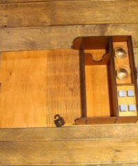 Wine box with cup holder