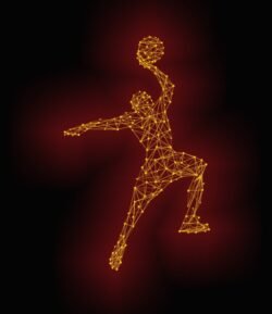 3D illusion led lamp Basketball athlete 3D illusion led lamp Basketball athlete