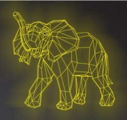 3D illusion led lamp elephants 3D illusion led lamp elephants