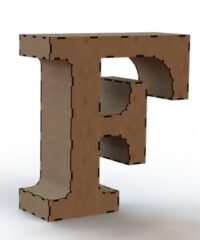 3d letter F