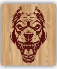 Bull dog head