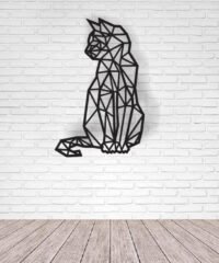 Cat decorates the wall