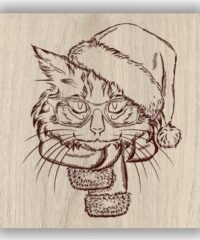Cat with Christmas