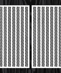 Design pattern panel screen