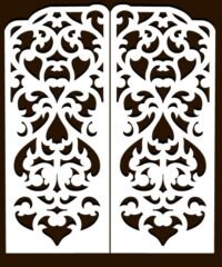 Design pattern screen panel