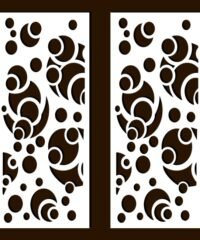 Design pattern screen panel